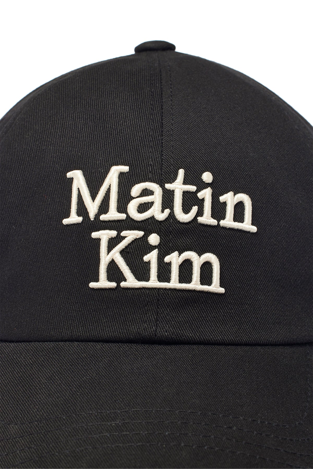 Matin Kim - Matin Volume Logo Ball Cap (Black) product image 5 | TRAB K-Fashion Australia