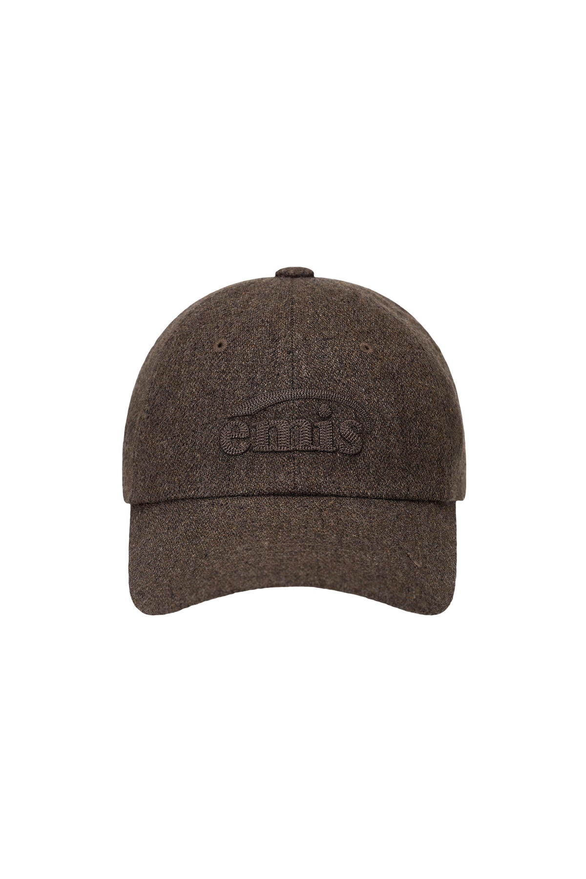 Emis - Chain Logo Wool Cap (Brown) product image 1 | TRAB K-Fashion Australia