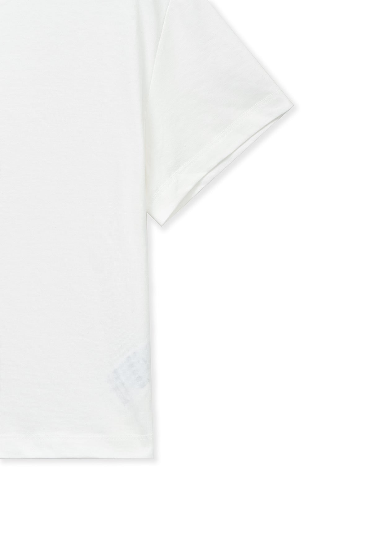Matin Kim - Label Point Lettering Crop Top (White) product image 4 | TRAB K-Fashion Australia