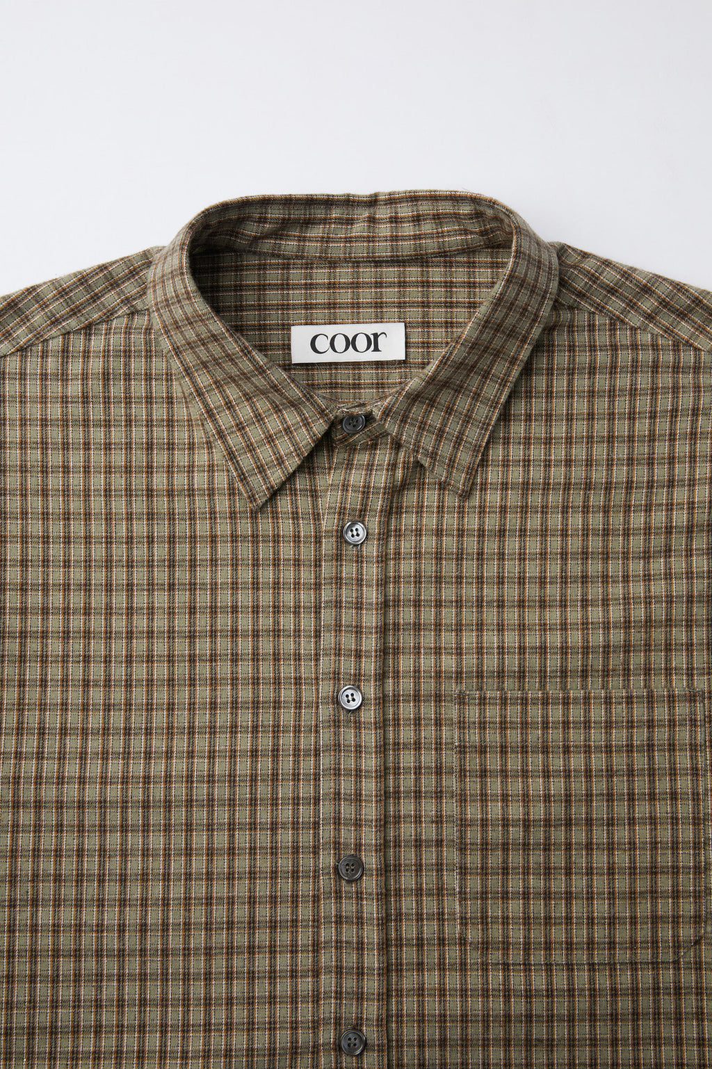 Coor - Gun Club Check Shirt (Sand Green) product image 5 | TRAB K-Fashion Australia