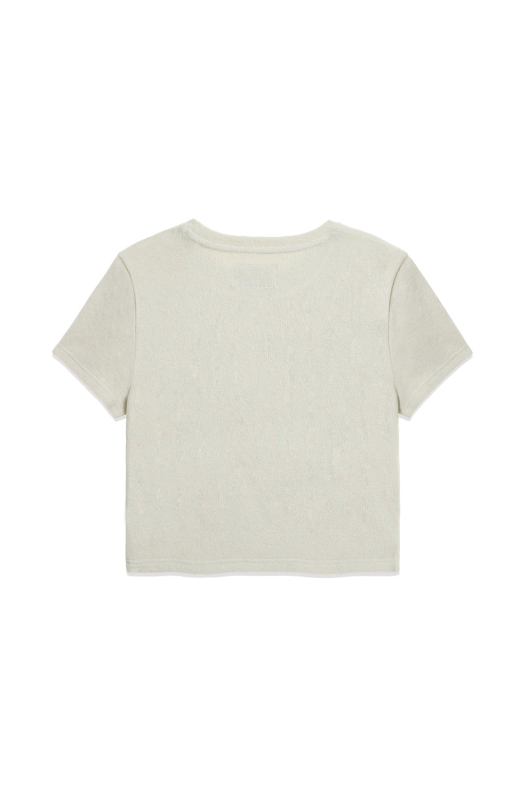 Matin Kim - Logo Point Terry Crop Top (Light Green) product image 2 | TRAB K-Fashion Australia
