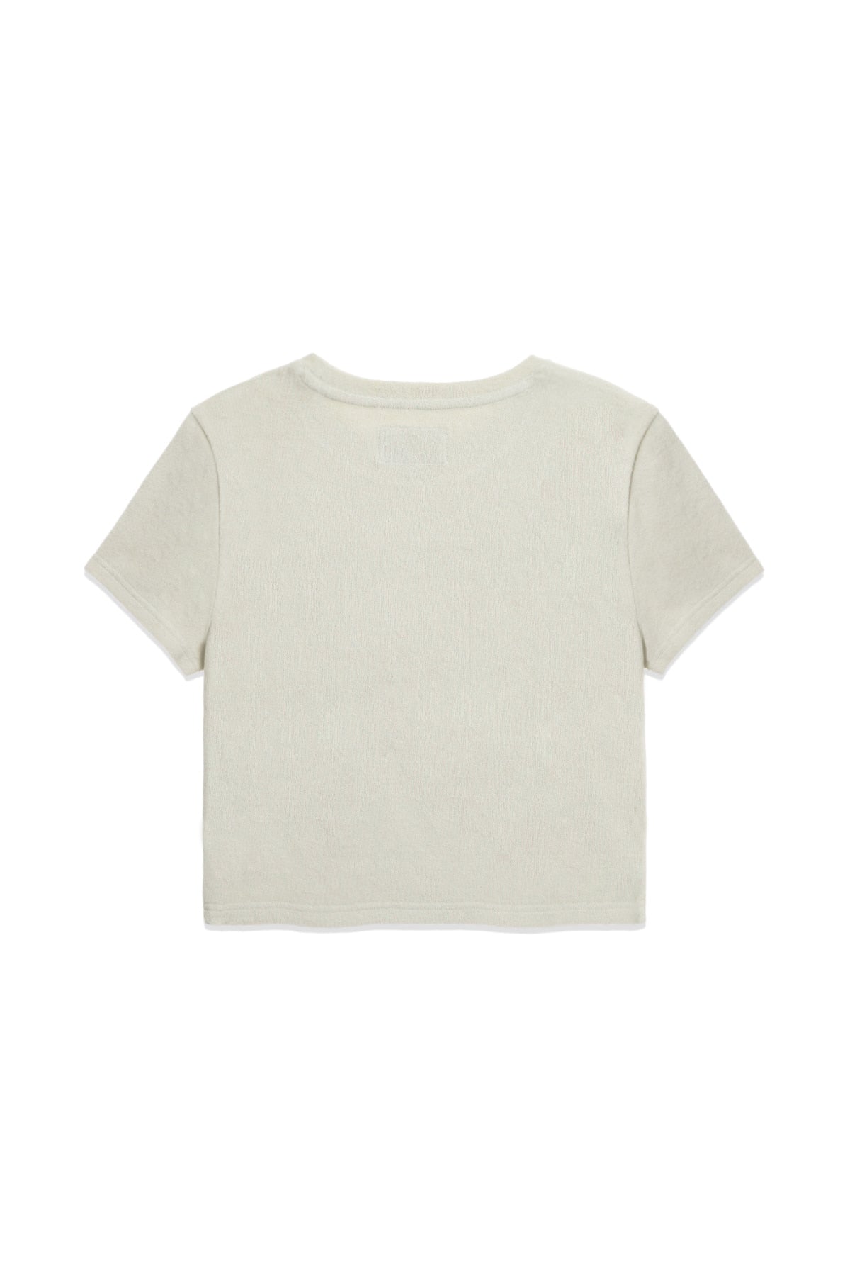 Matin Kim - Logo Point Terry Crop Top (Light Green) product image 2 | TRAB K-Fashion Australia