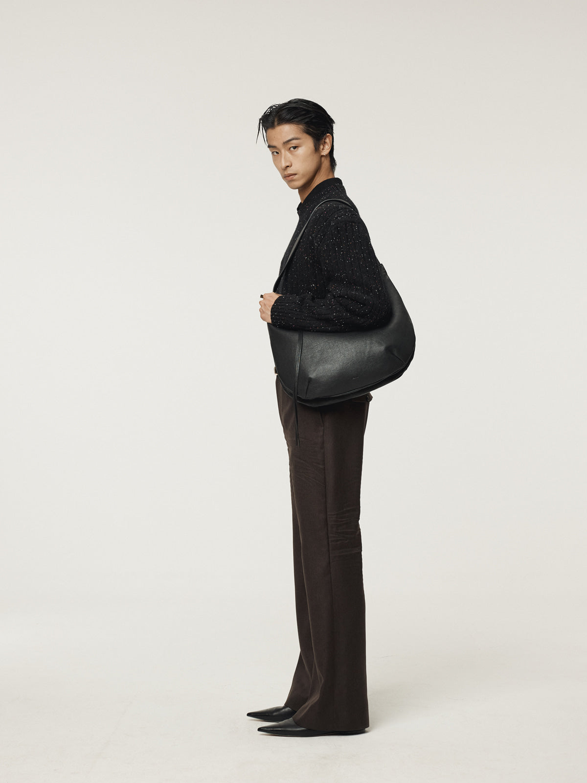 Recto - Candy Boucle Knit Top (Black) product image 3 | TRAB K-Fashion Australia