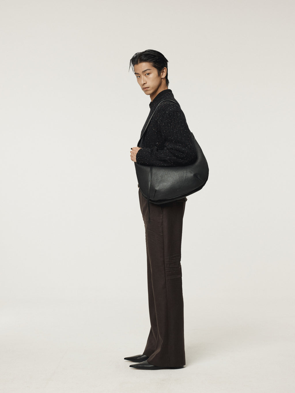 Recto - Candy Boucle Knit Top (Black) product image 3 | TRAB K-Fashion Australia