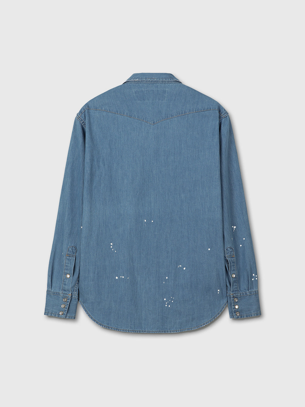 Tonywack - Washed Denim Hand-Painted Western Shirt (Washed Blue) product image 10 | TRAB K-Fashion Australia