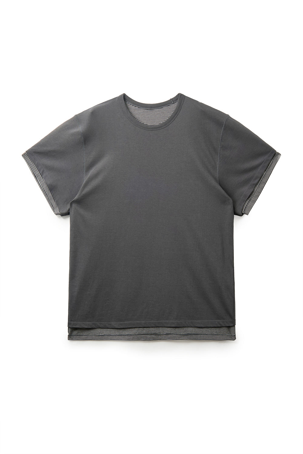 Hatchingroom - Two Face Tee (1/2 Charcoal) product image 1 | TRAB K-Fashion Australia