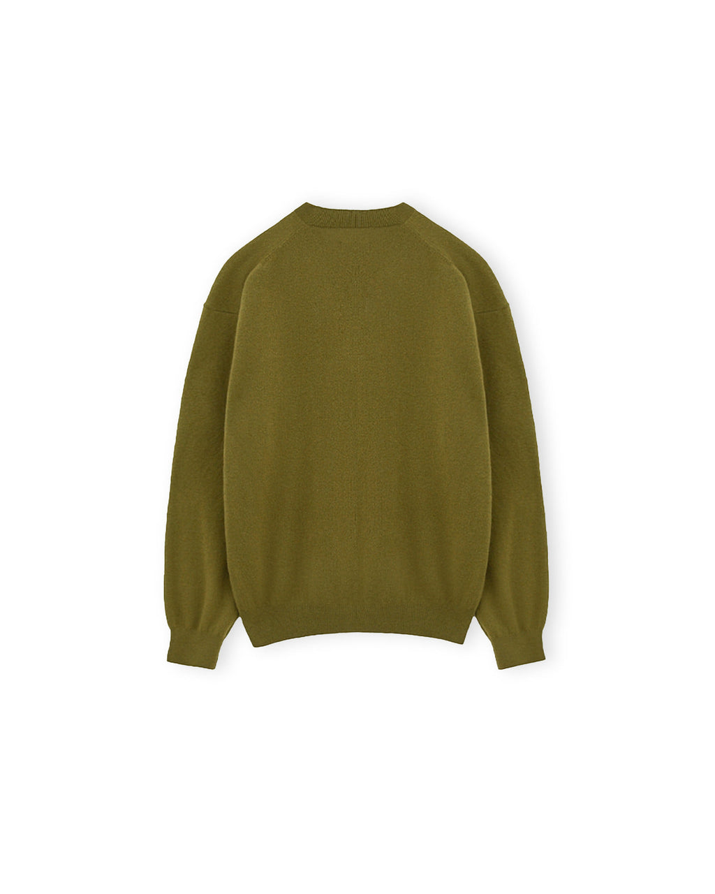 Brownyard - Extra Super Fine V Neck Knit (Olive) product image 6 | TRAB K-Fashion Australia
