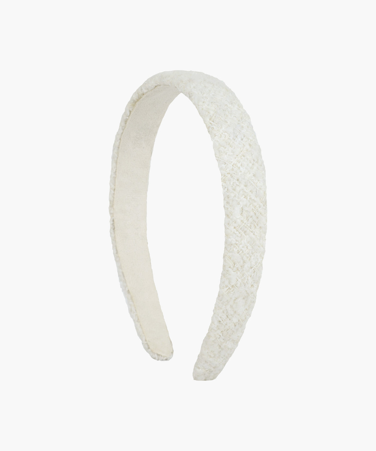 Marithe & Francois Girbaud - Tweed Hairband (Ivory) product image 2 | TRAB K-Fashion Australia