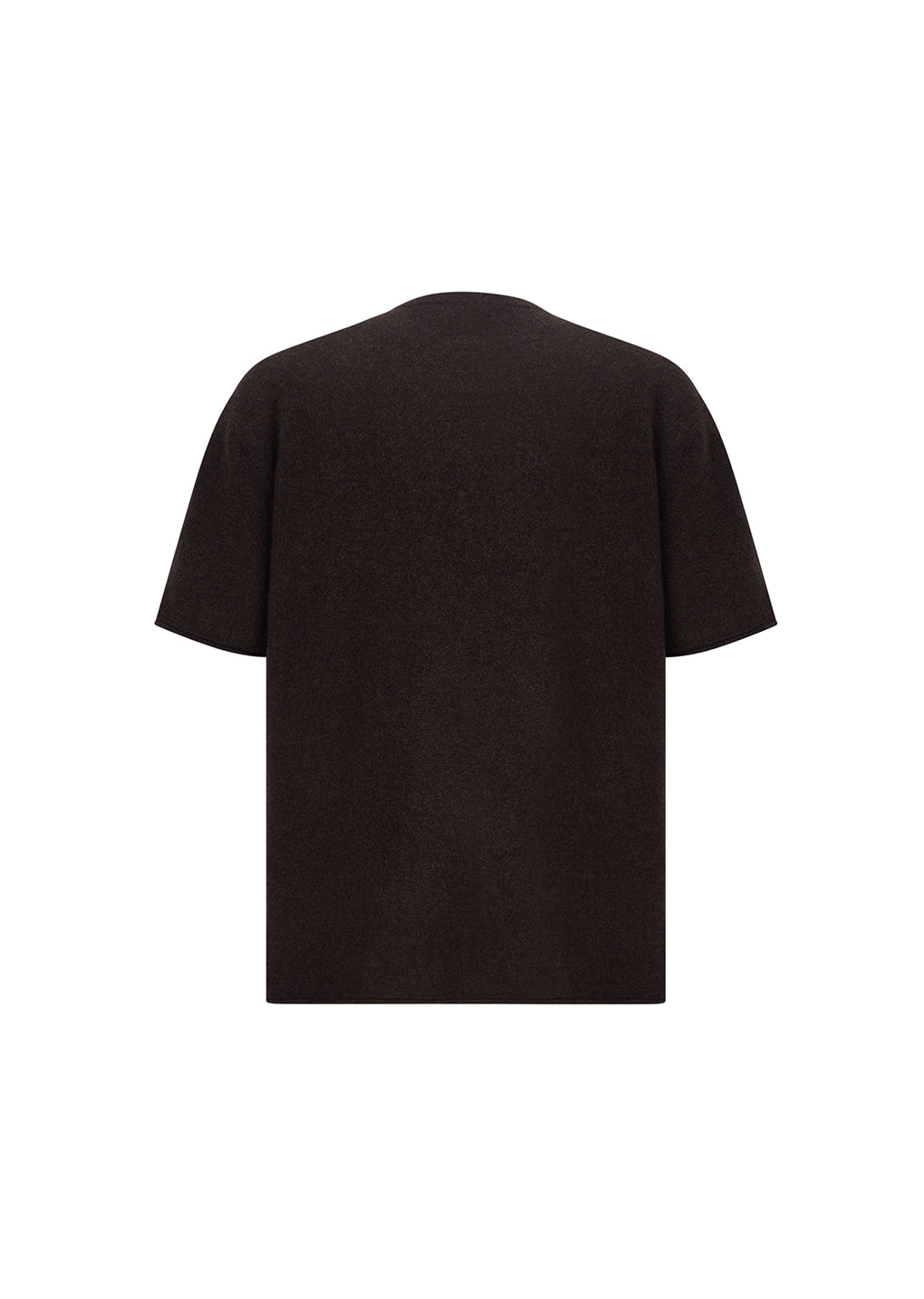 Amomento - Cashmere Easy Half Sleeve Knit (Brown) product image 11 | TRAB K-Fashion Australia