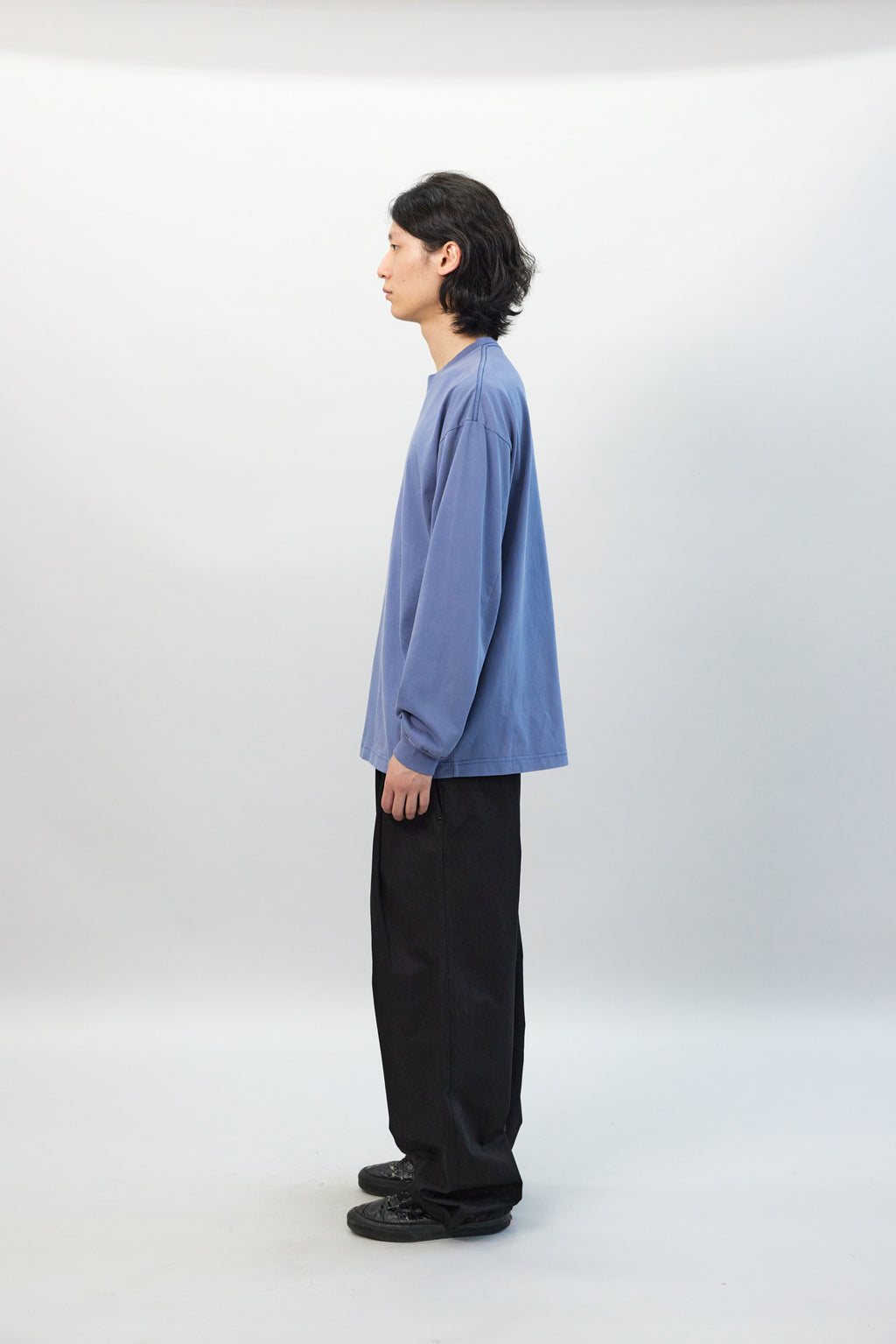Hatchingroom - Layering T-shirt Bleached (Blue) product image 6 | TRAB K-Fashion Australia