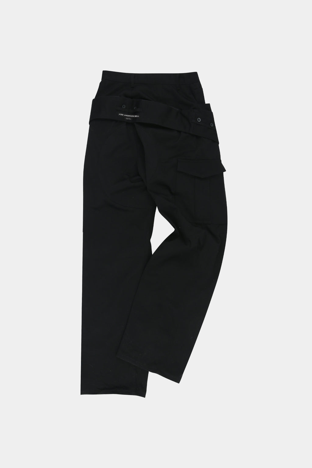 Andersson Bell - Unisex Double Waist Work Wide-Leg Jeans (Black) product image 12 | TRAB K-Fashion Australia