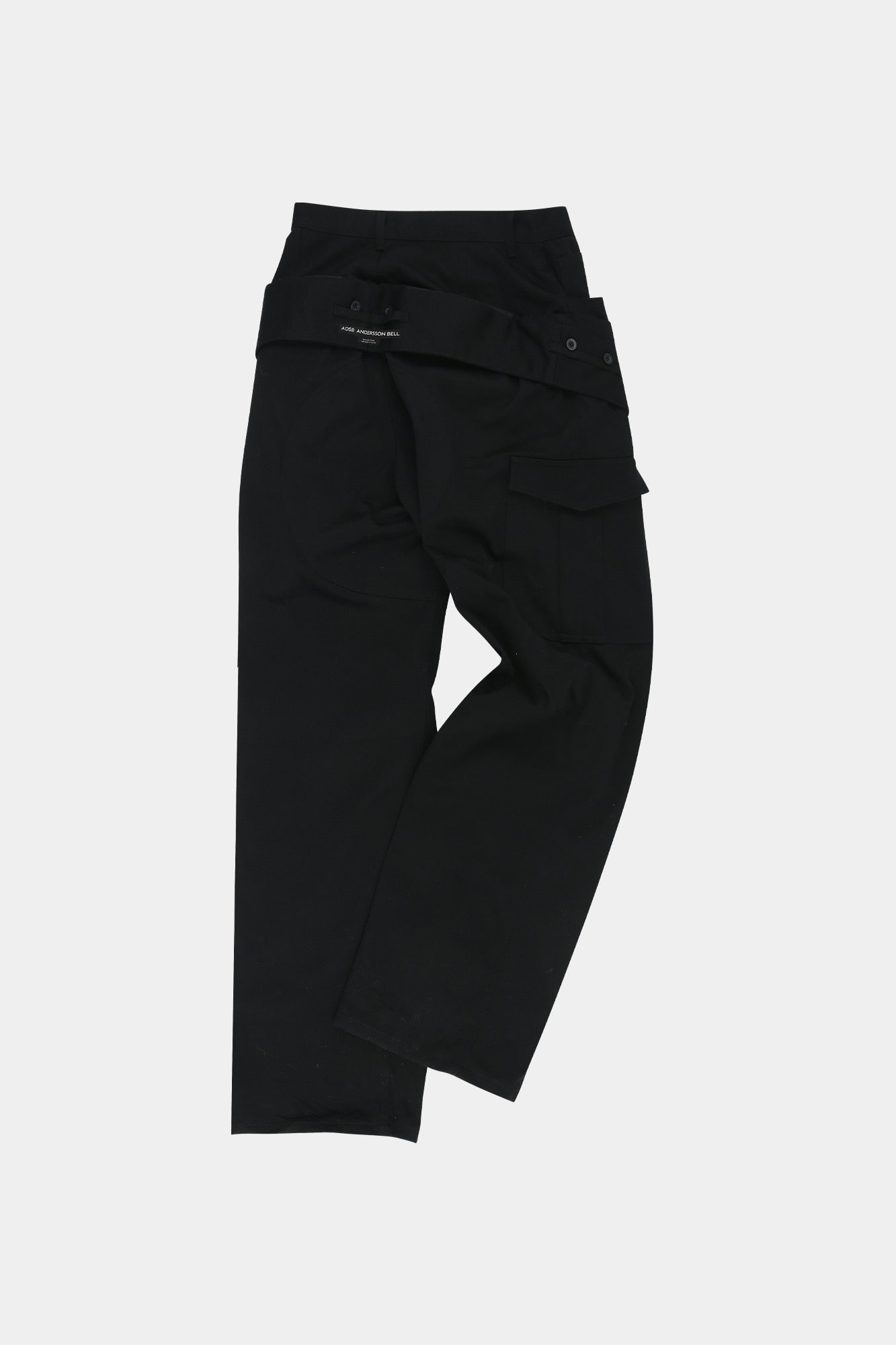 Andersson Bell - Unisex Double Waist Work Wide-Leg Jeans (Black) product image 12 | TRAB K-Fashion Australia
