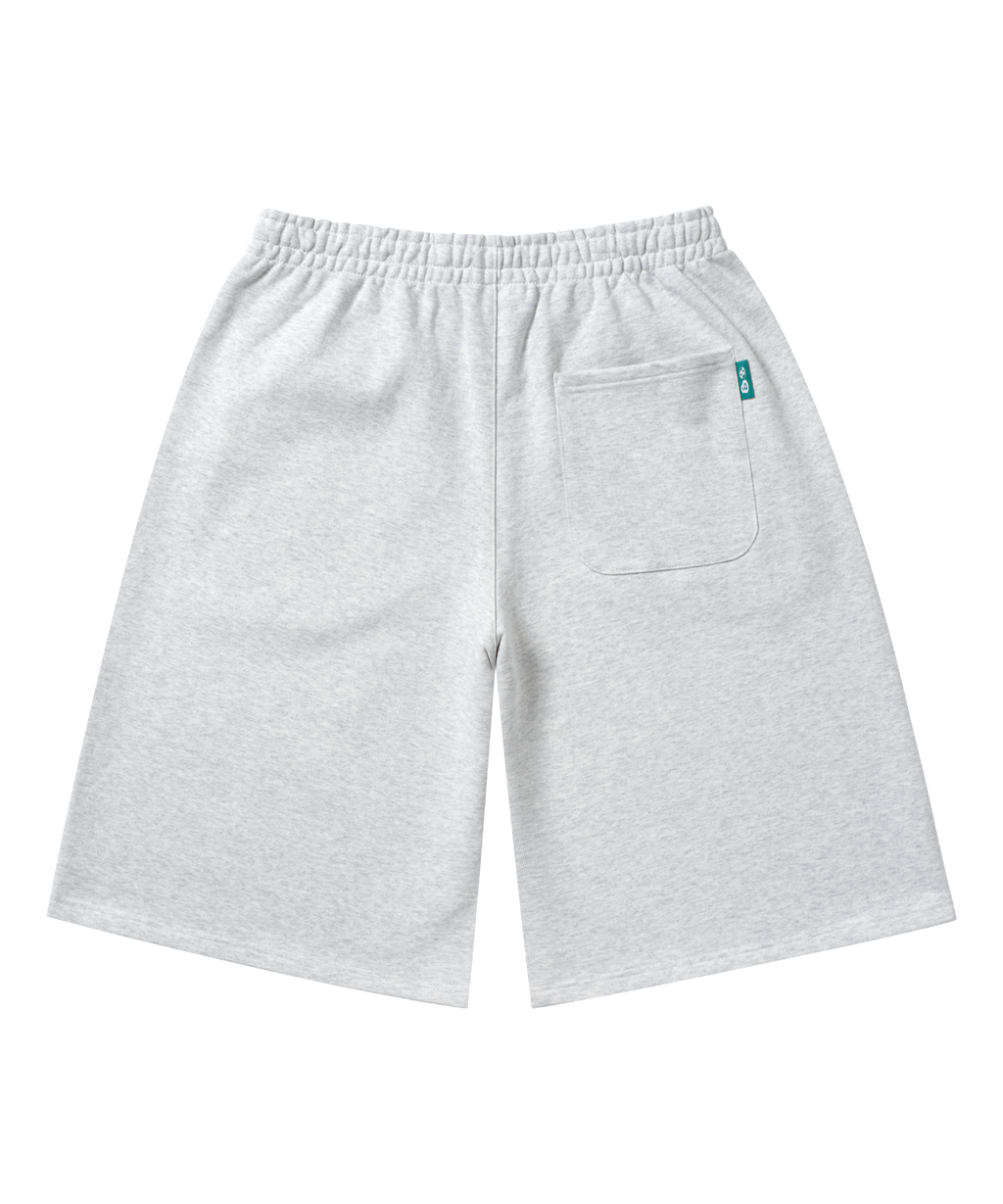 San San Gear - San San X B.E Sweatshorts (White Melange) product image 4 | TRAB K-Fashion Australia