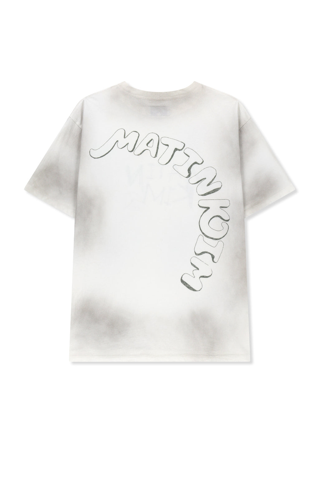 Matin Kim - Vintage Graffiti Logo Top (White) product image 2 | TRAB K-Fashion Australia