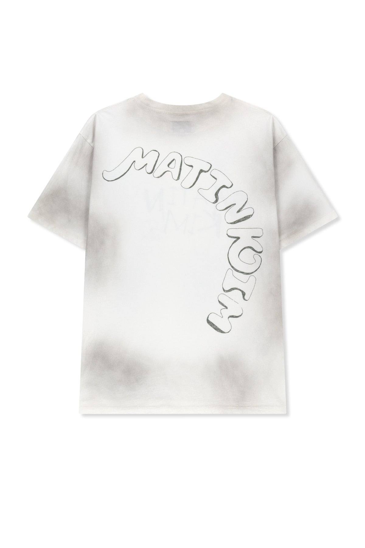 Matin Kim - Vintage Graffiti Logo Top (White) product image 2 | TRAB K-Fashion Australia