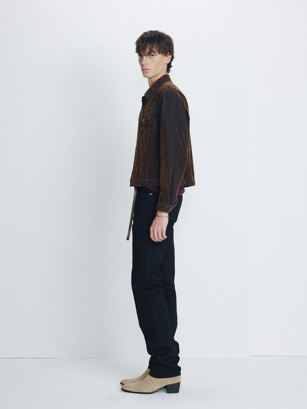 Tonywack - Slim-Straight Denim Jeans (Rinsed Black) product image 2 | TRAB K-Fashion Australia