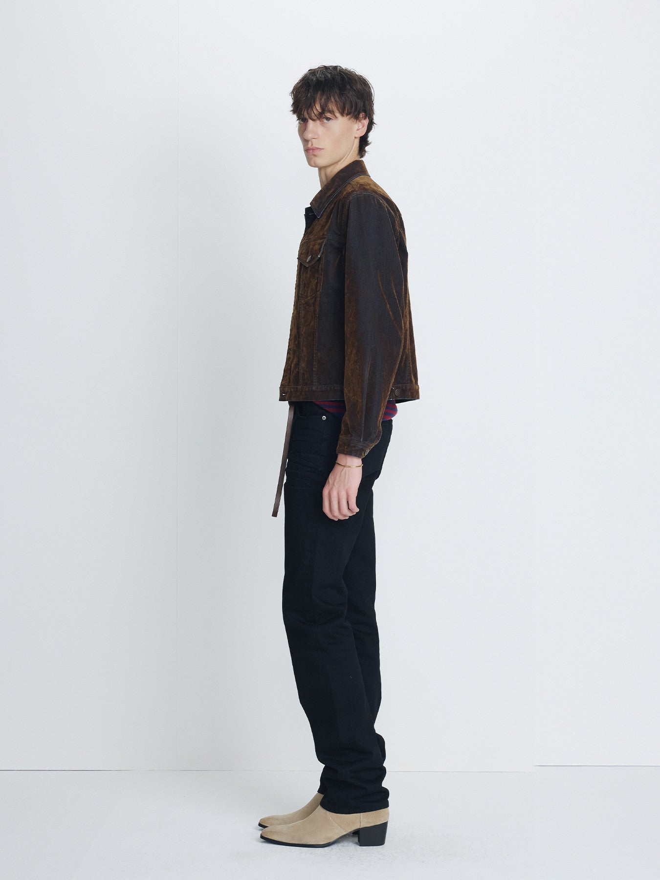 Tonywack - Slim-Straight Denim Jeans (Rinsed Black) product image 2 | TRAB K-Fashion Australia