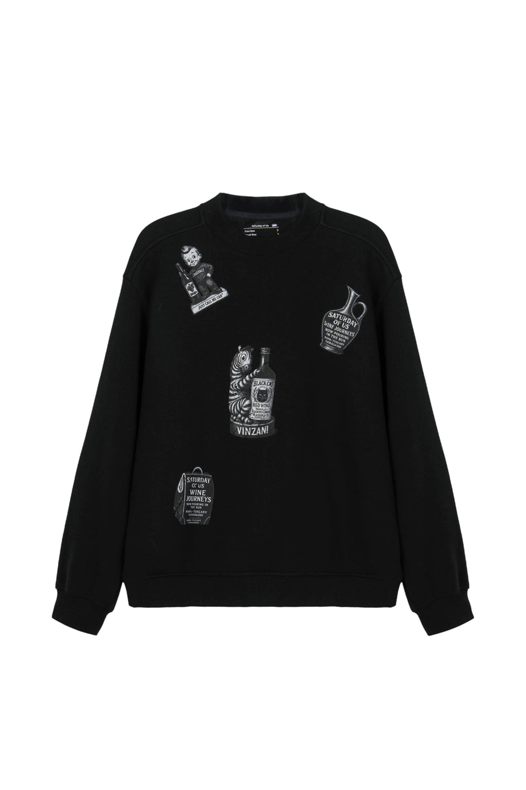 Stu - Printing Sweatshirt (Black) product image 16 | TRAB K-Fashion Australia