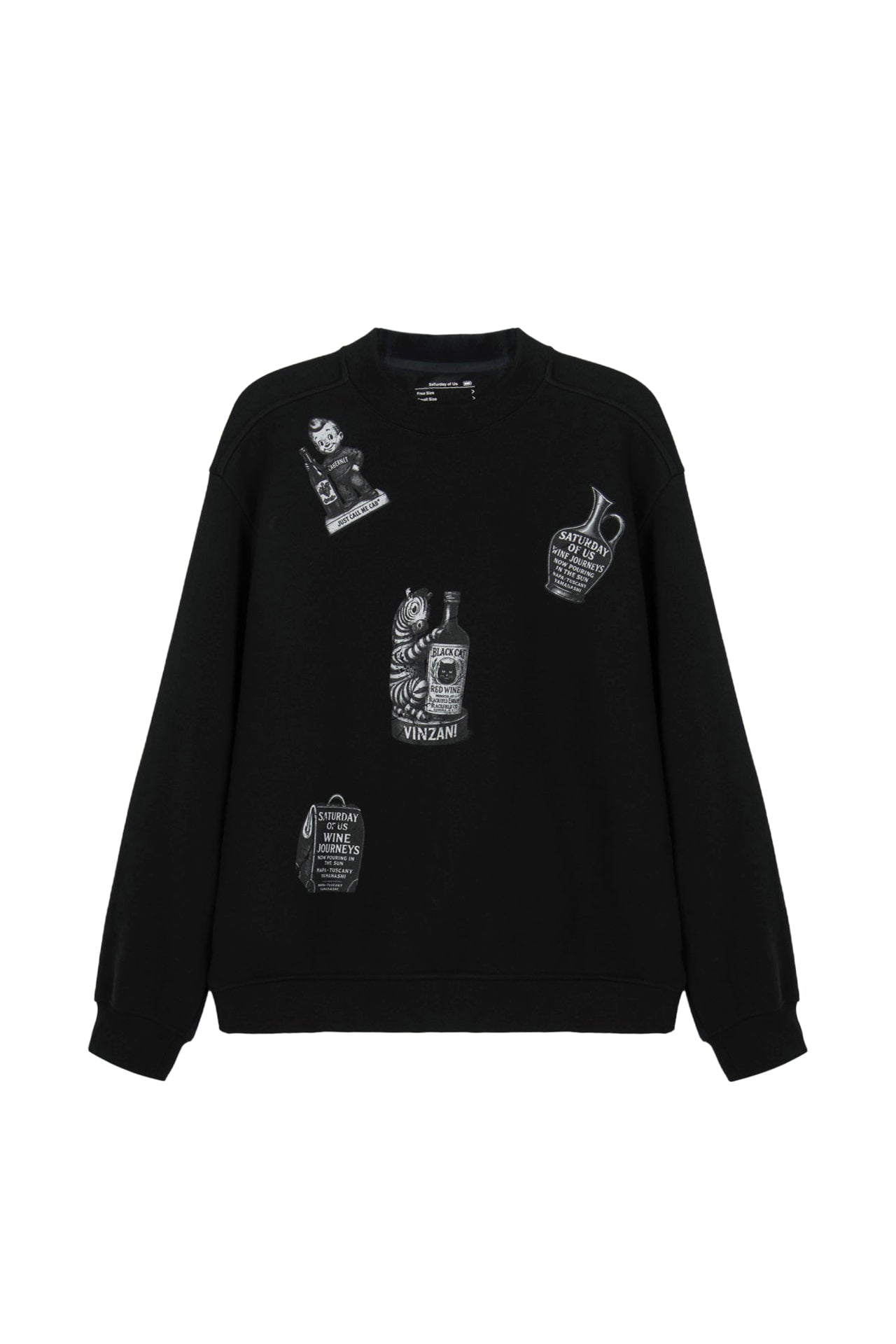 Stu - Printing Sweatshirt (Black) product image 16 | TRAB K-Fashion Australia