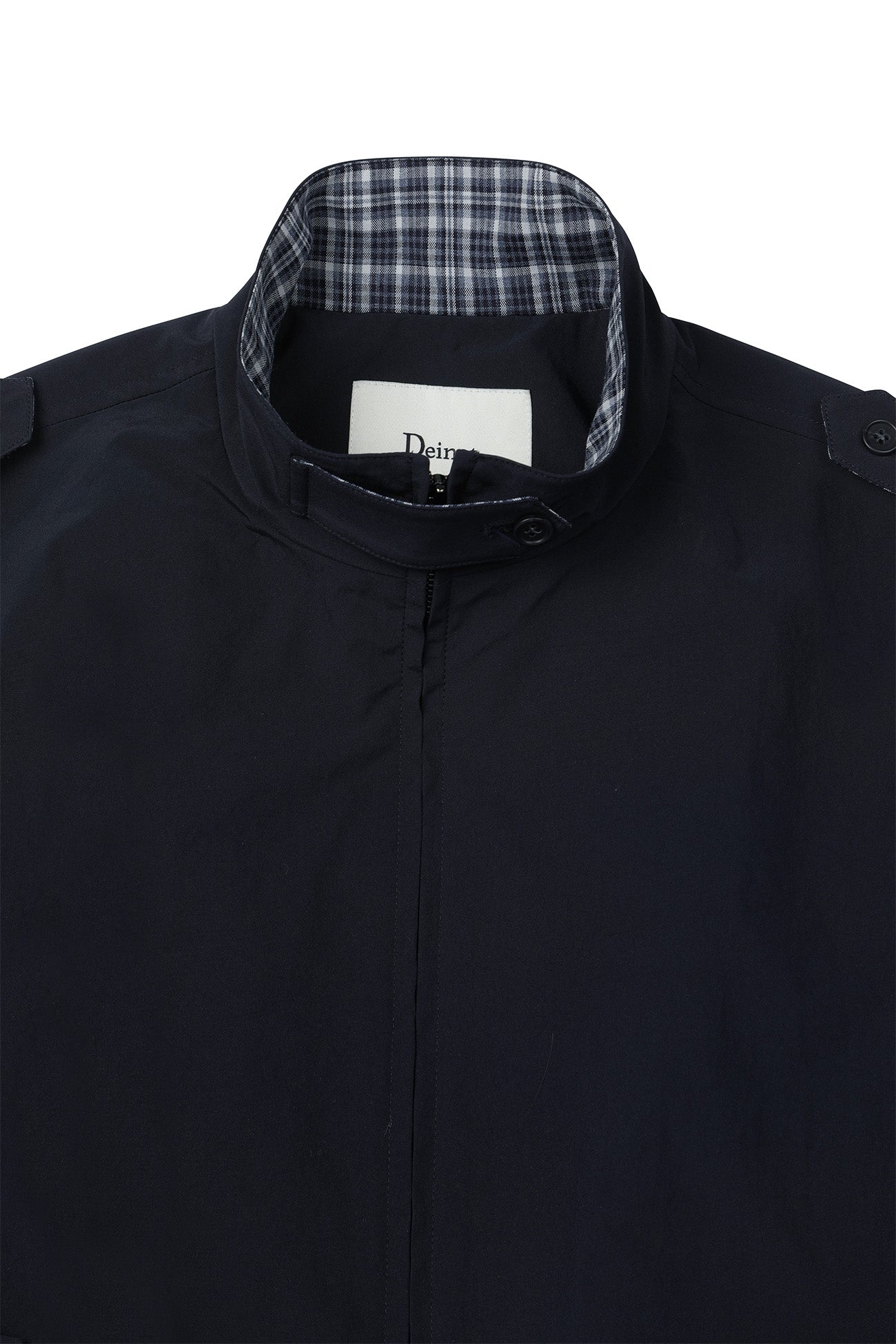 Deinet - Point Check Detail Jacket (Navy) product image 11 | TRAB K-Fashion Australia