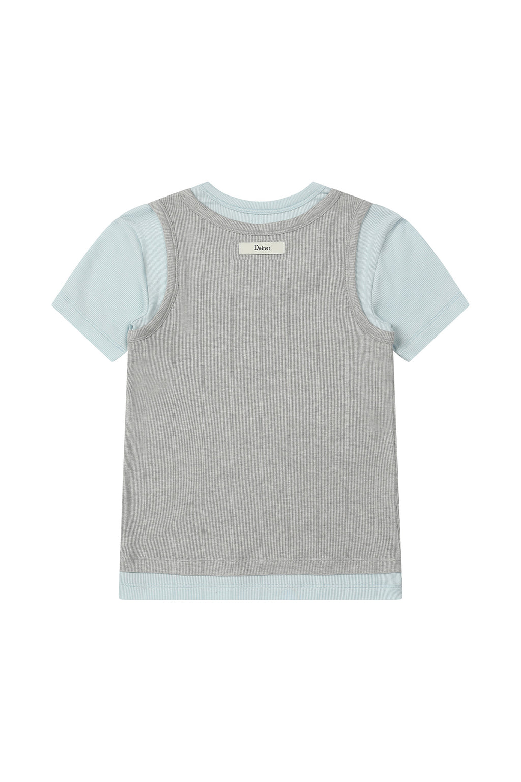 Deinet - D-Contrast T-Shirt (Sky Blue) product image 10 | TRAB K-Fashion Australia