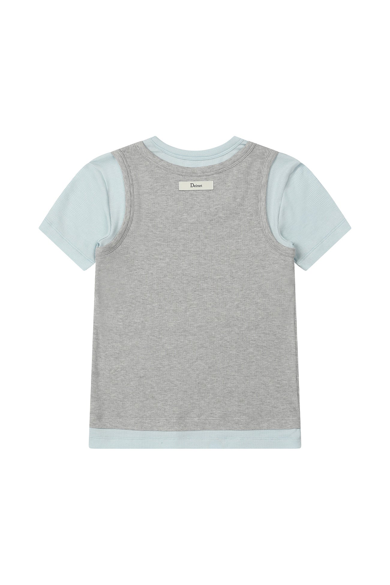 Deinet - D-Contrast T-Shirt (Sky Blue) product image 10 | TRAB K-Fashion Australia