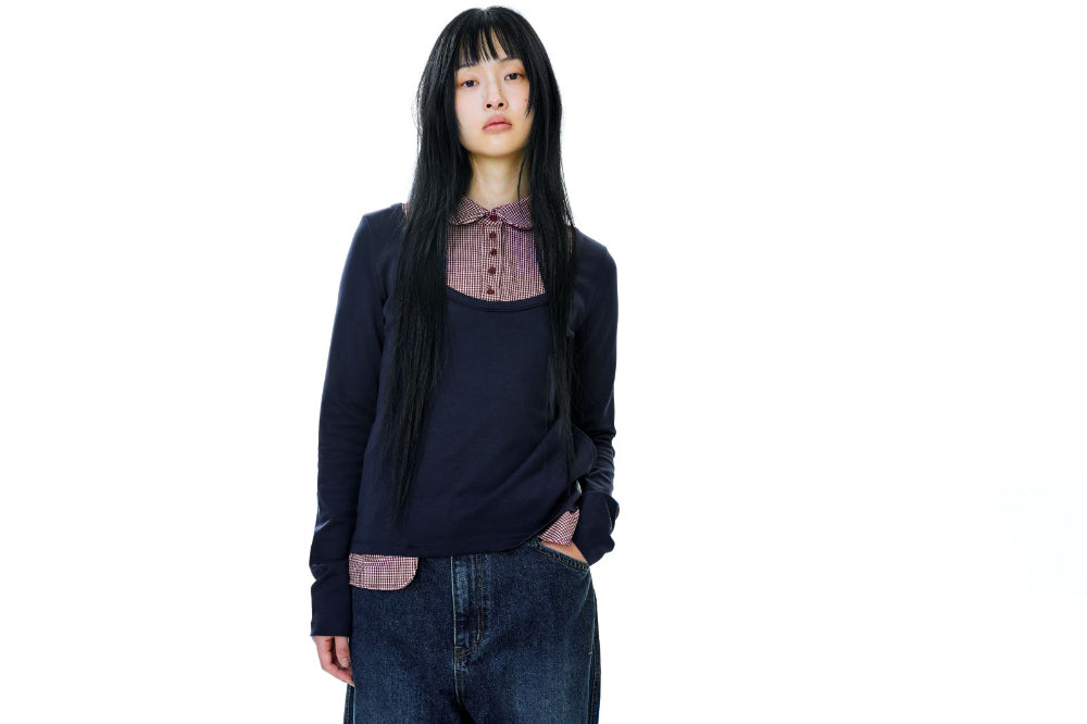 Coyseio - Deep Denim Pants (Navy) product image 16 | TRAB K-Fashion Australia