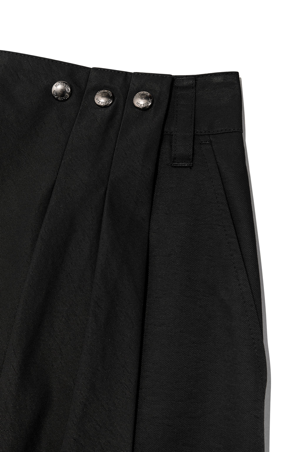 Matin Kim - Bermuda Wrap Skirt Pants (Black) product image 3 | TRAB K-Fashion Australia