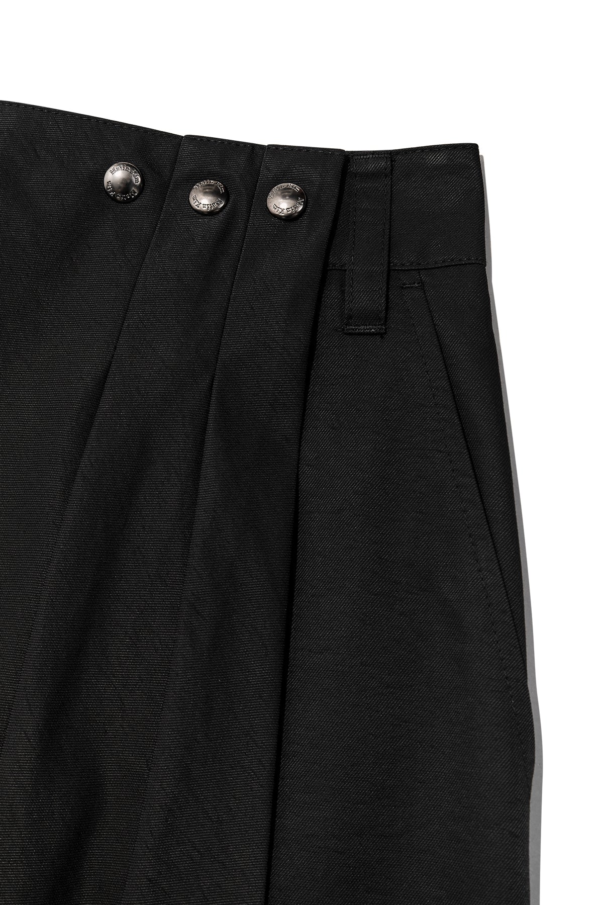 Matin Kim - Bermuda Wrap Skirt Pants (Black) product image 3 | TRAB K-Fashion Australia