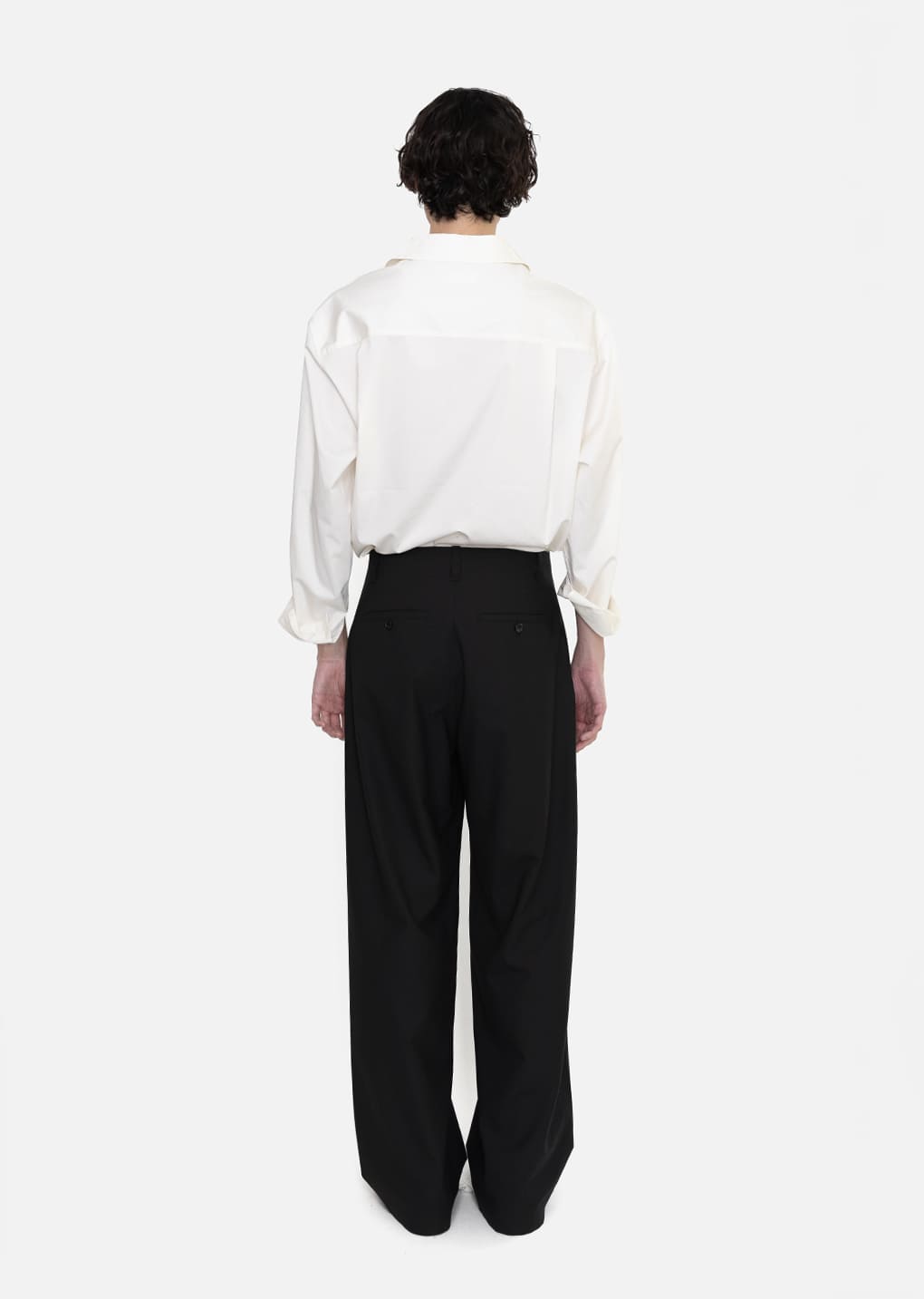 Amomento - Wool Wide Pants (Black) product image 4 | TRAB K-Fashion Australia