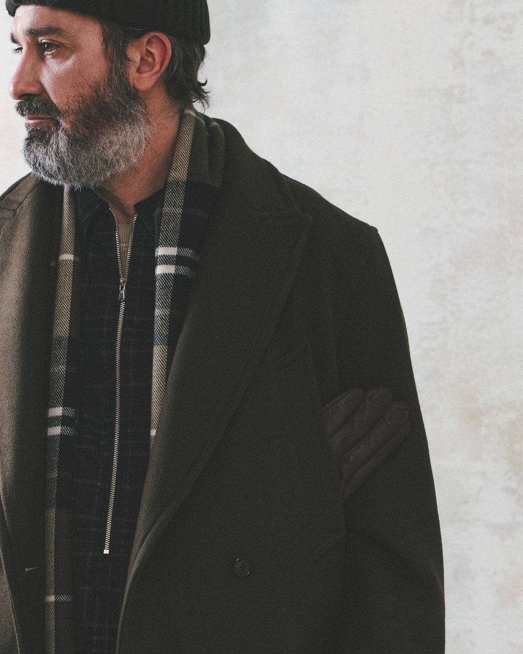 Eastlogue - Chester Field Coat (D.olive Wool) product image 4 | TRAB K-Fashion Australia
