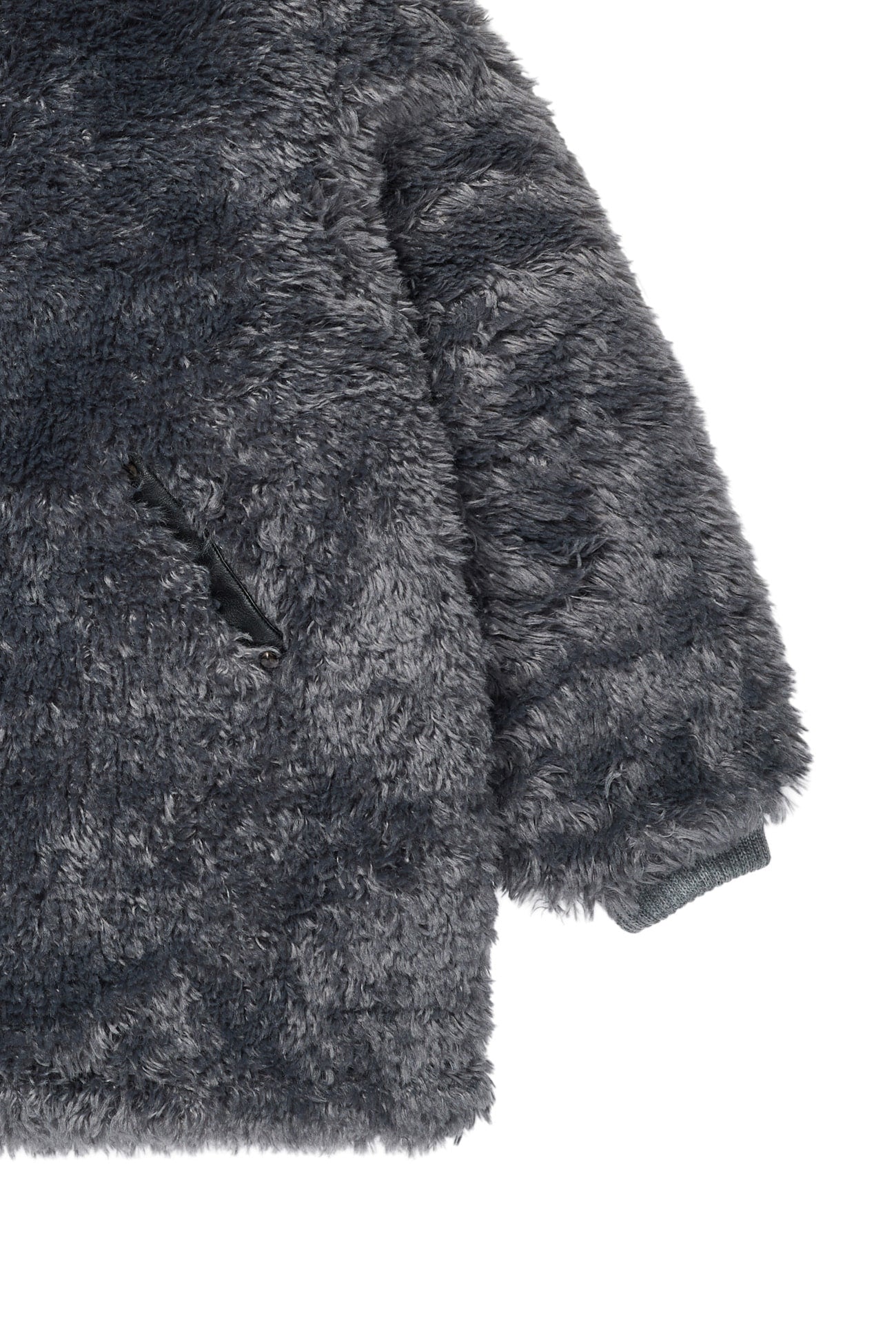 Deinet - Bizzo Point Faux Fur Jumper (Charcoal) product image 16 | TRAB K-Fashion Australia