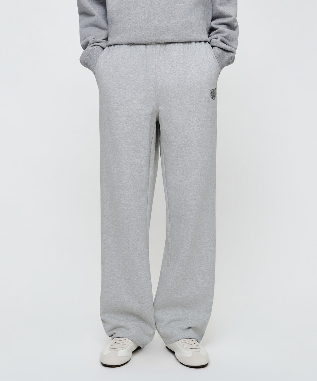 Marithe & Francois Girbaud - Classic Logo Sweat Pants (Heather Gray) product image 1 | TRAB K-Fashion Australia