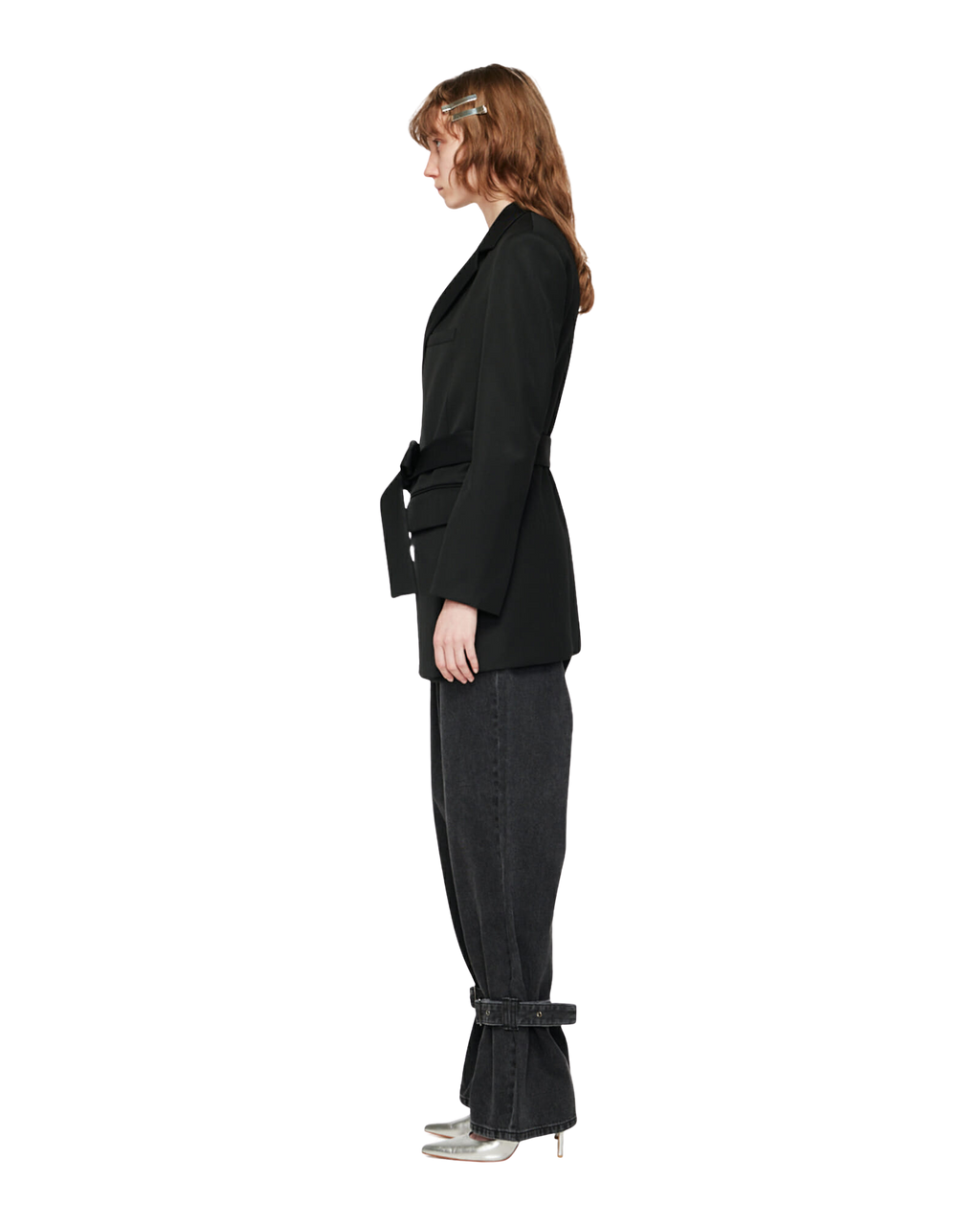 Kimhe Kim - Id Double-Breasted Blazer (Black) product image 3 | TRAB K-Fashion Australia