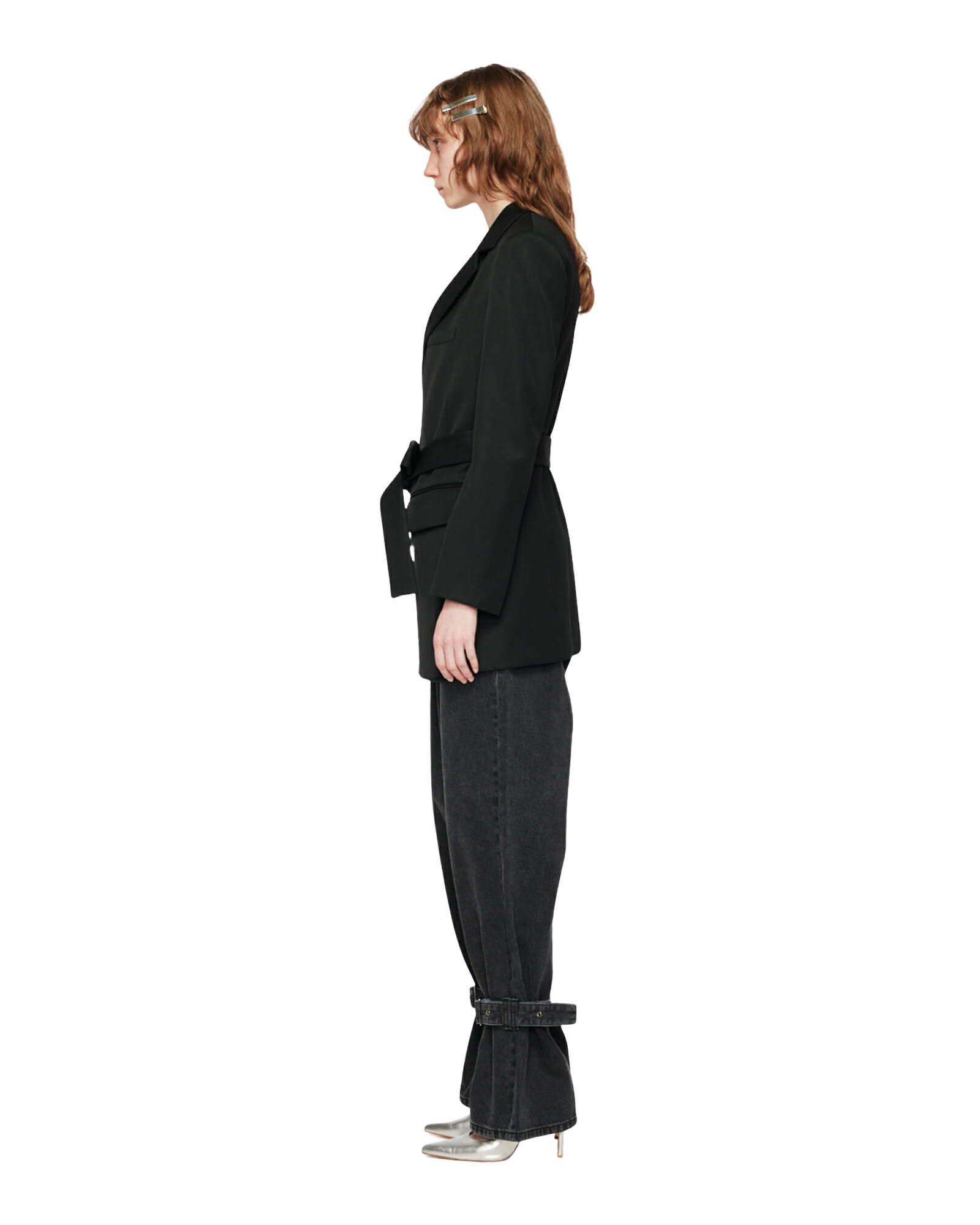 Kimhe Kim - Id Double-Breasted Blazer (Black) product image 3 | TRAB K-Fashion Australia