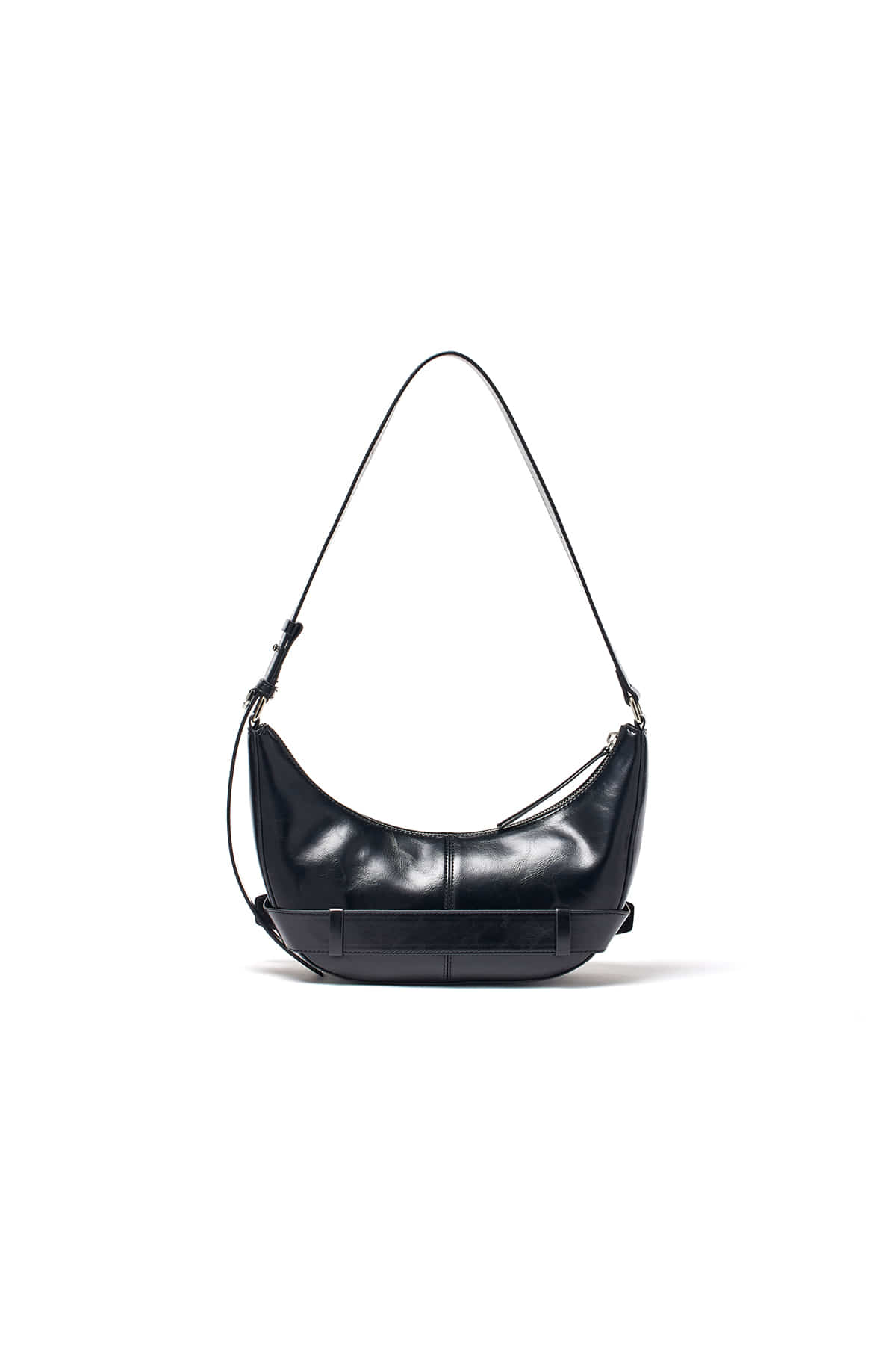 Matin Kim - Belted Shoulder Bag (Black) product image 2 | TRAB K-Fashion Australia