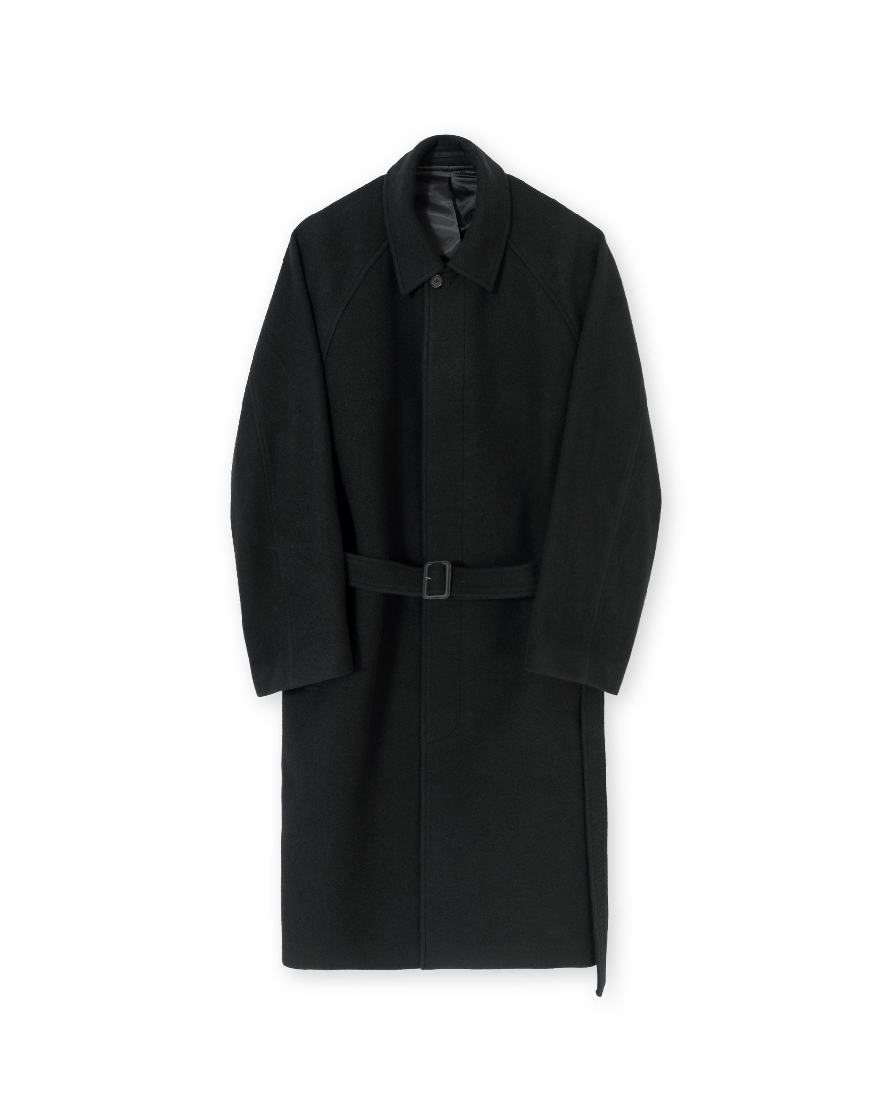 Brownyard - Pure Wool Belted Coat (Black) product image 6 | TRAB K-Fashion Australia