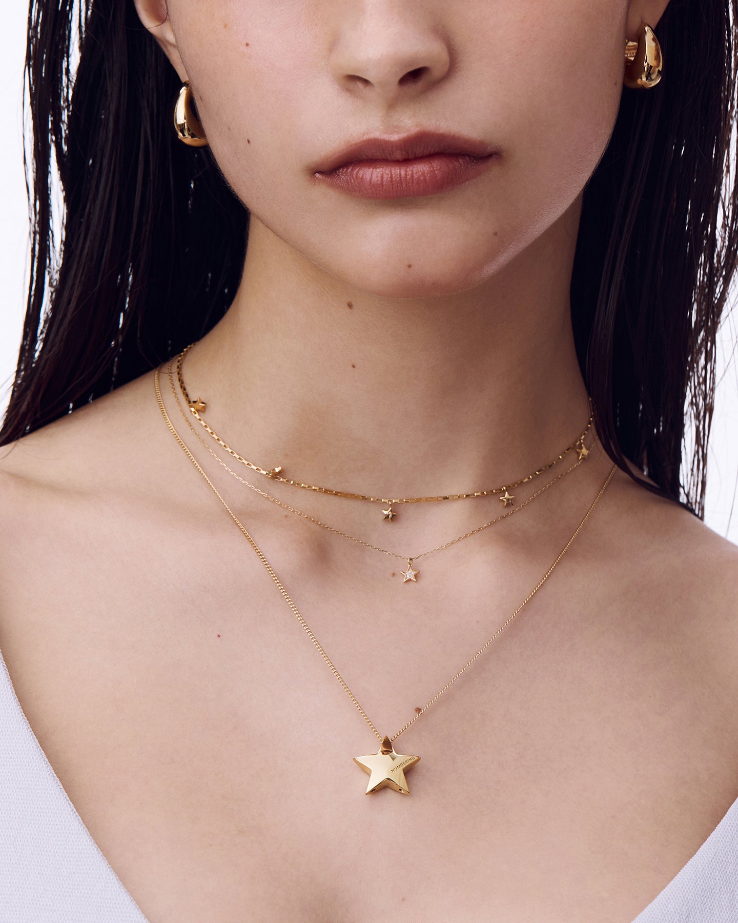 Numbering - Double Sided Star Necklace #3815 product image 5 | TRAB K-Fashion Australia