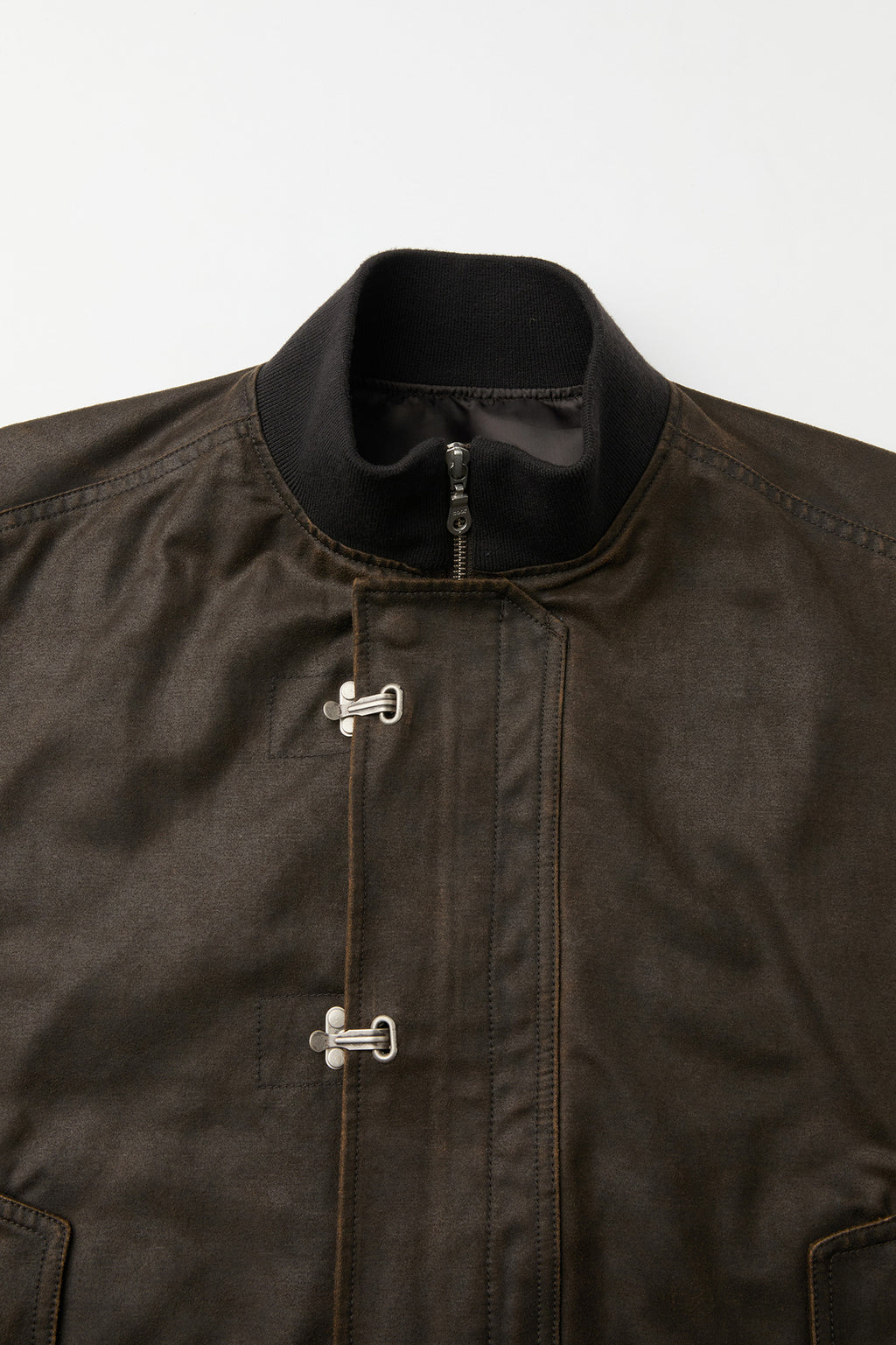 Coor - Washed Soft Feel Deck Hook Bomber Jacket (Washed Brown) product image 5 | TRAB K-Fashion Australia