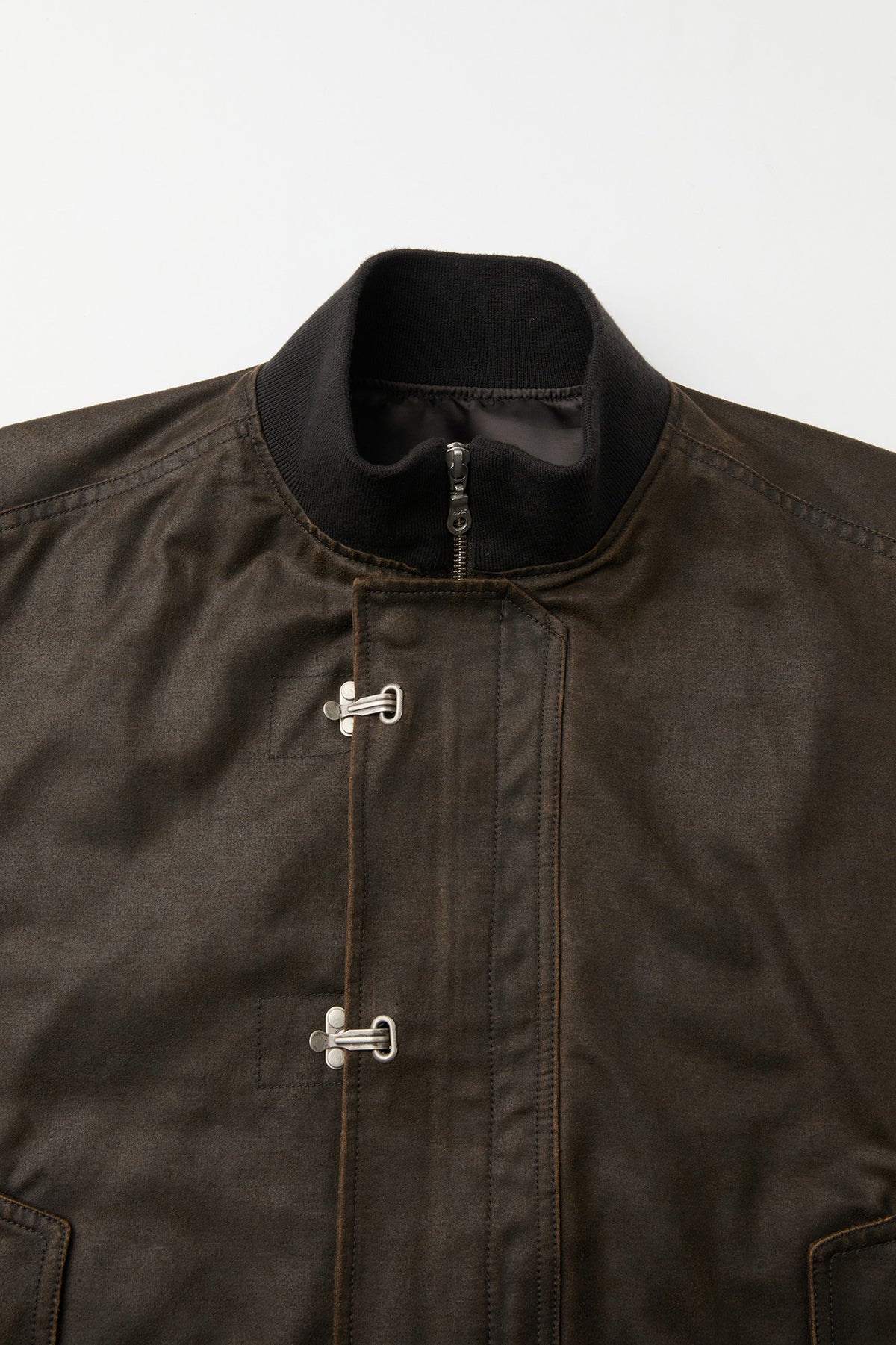 Coor - Washed Soft Feel Deck Hook Bomber Jacket (Washed Brown) product image 5 | TRAB K-Fashion Australia