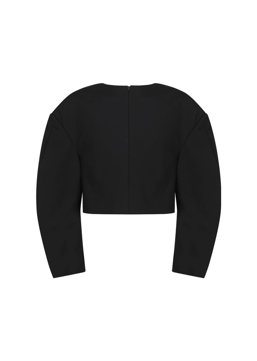 Amomento - Curved Crop Top (Black) product image 5 | TRAB K-Fashion Australia
