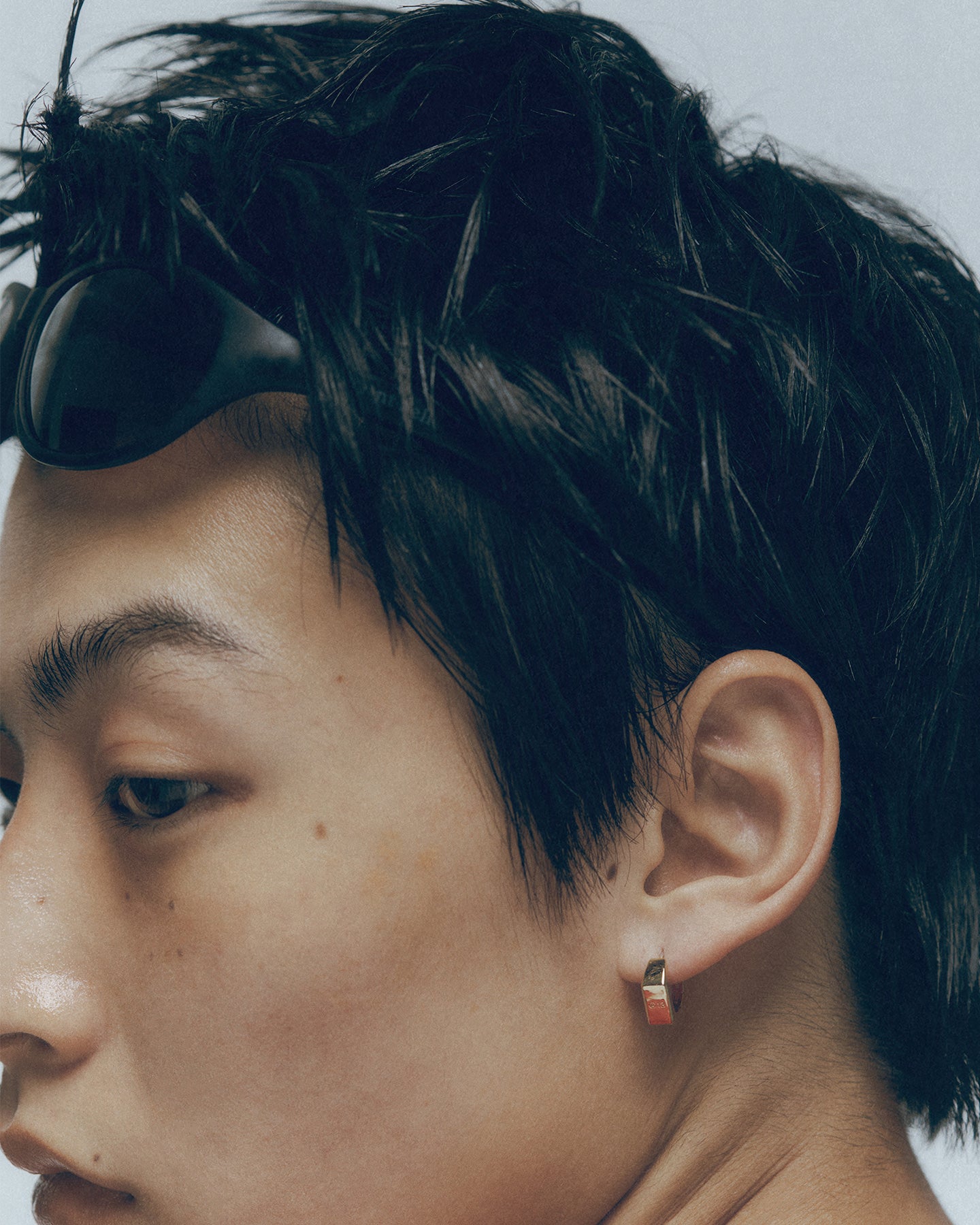 Numbering - A13 Signet Earrings #7124 product image 3 | TRAB K-Fashion Australia
