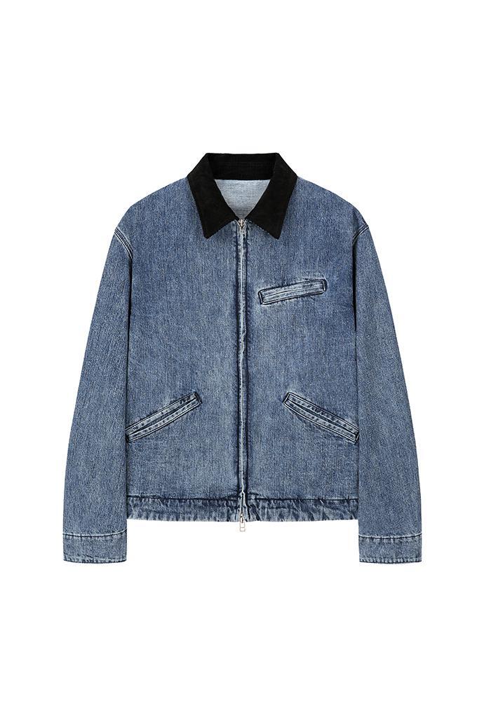 Art if acts - Marina Denim Work Jacket (Mid Blue) product image 5 | TRAB K-Fashion Australia