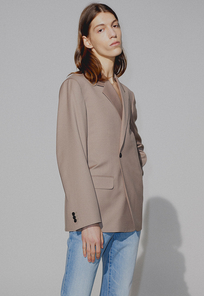 Tonywack - Ray Half-Double Blazer (Musk Beige) product image 1 | TRAB K-Fashion Australia