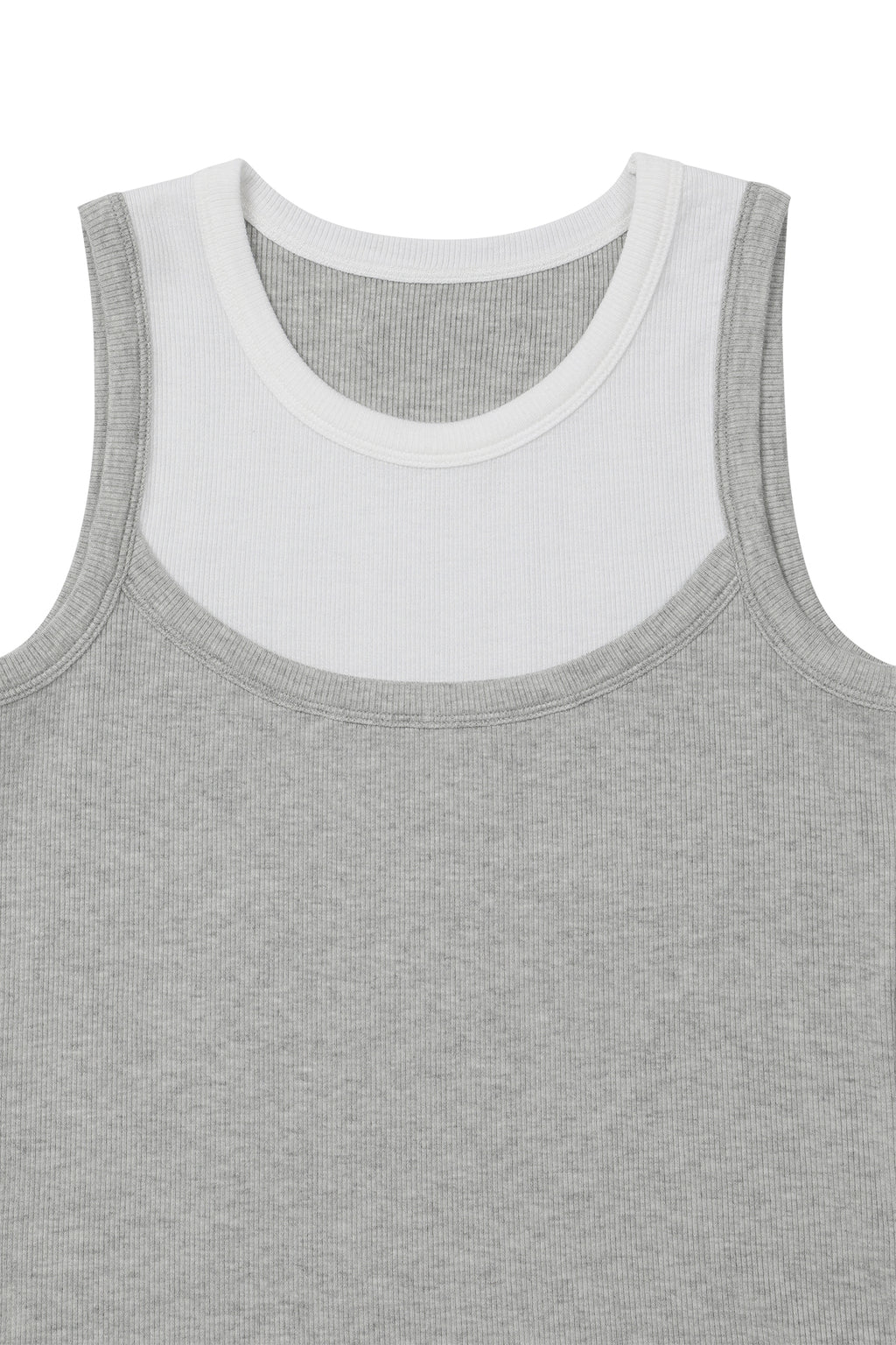 Deinet - D-Contrast Sleeveless (Melange Grey) product image 3 | TRAB K-Fashion Australia