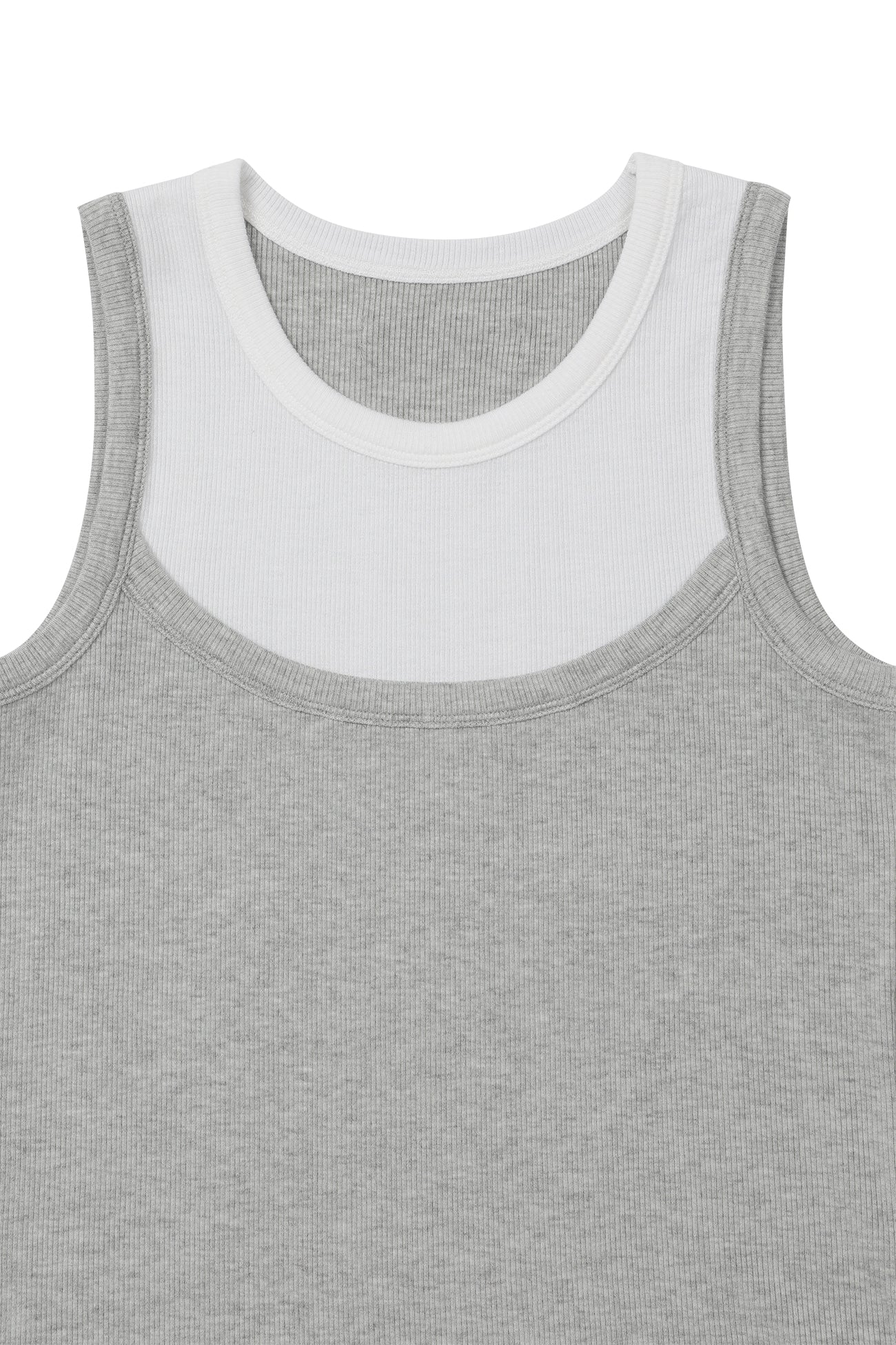 Deinet - D-Contrast Sleeveless (Melange Grey) product image 3 | TRAB K-Fashion Australia