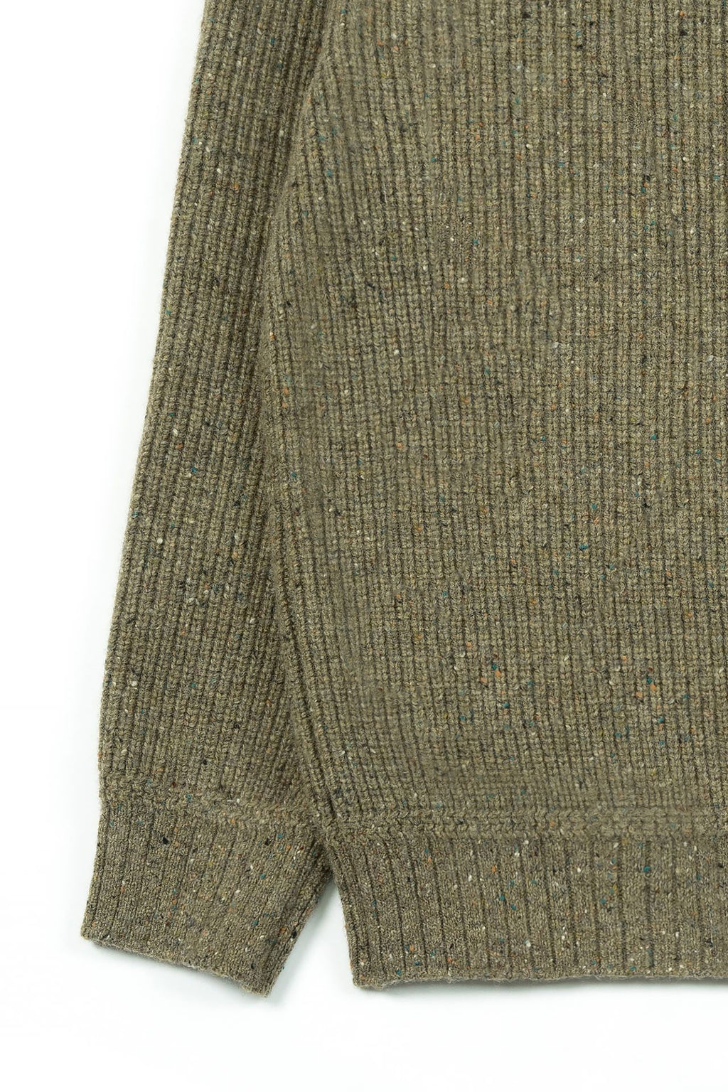 Ioedle - Building Forest Wool Blend Half Zip-Up Knit Pullover (Khaki) product image 5 | TRAB K-Fashion Australia