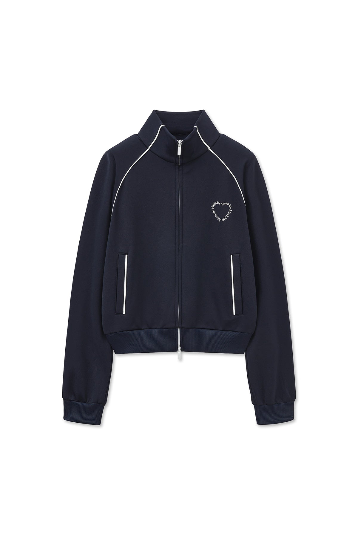 Matin Kim - Heart Logo Track Jumper (Navy) product image 2 | TRAB K-Fashion Australia