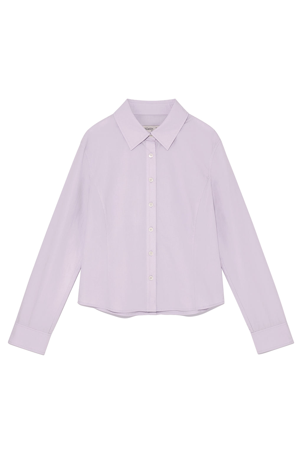 Matin Kim - Back Button Point Shirt (Lilac) product image 1 | TRAB K-Fashion Australia