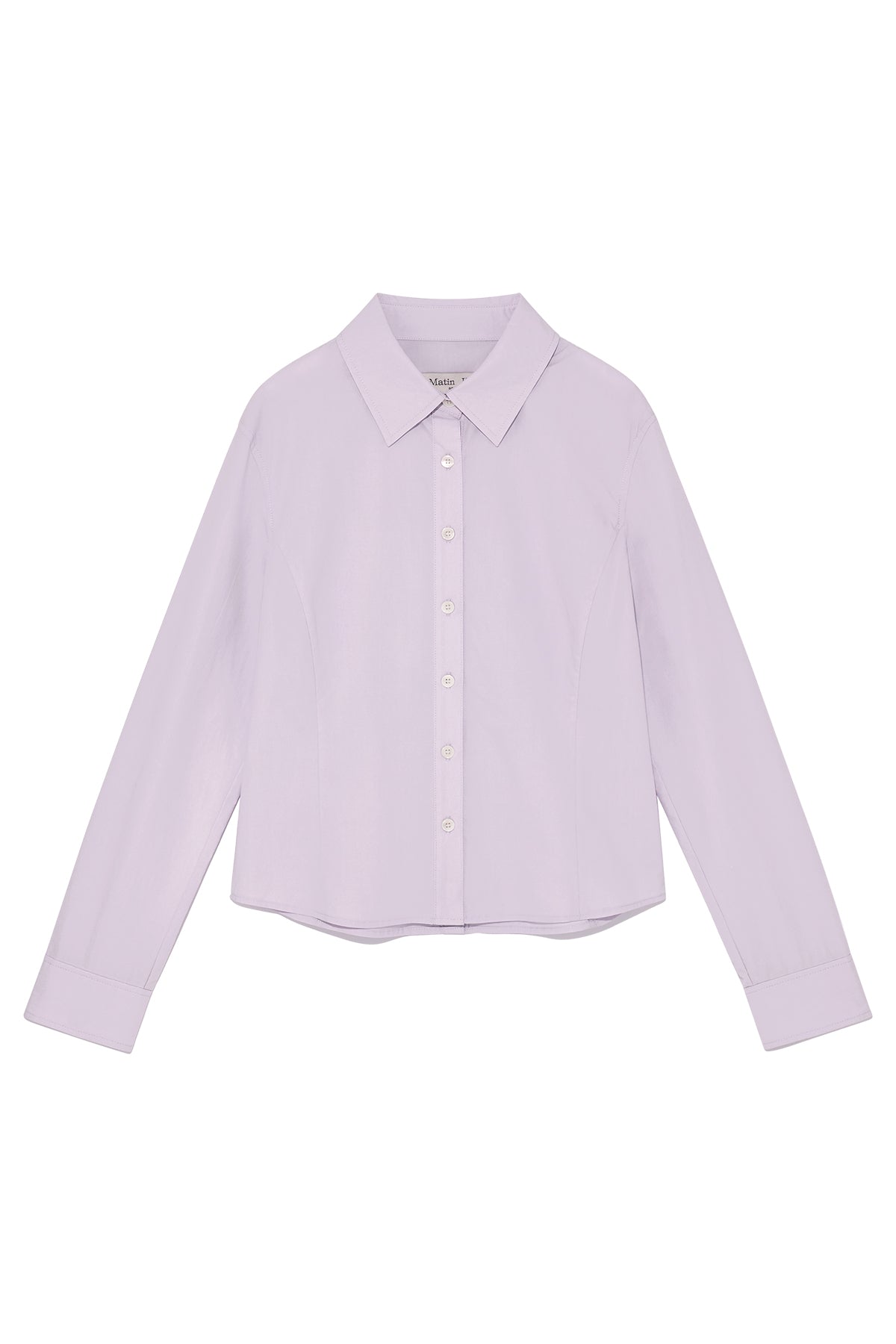 Matin Kim - Back Button Point Shirt (Lilac) product image 1 | TRAB K-Fashion Australia